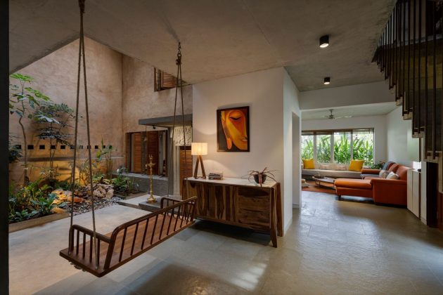 Brickly Affair Residence by Greyscale Design Studio in Bengaluru, India