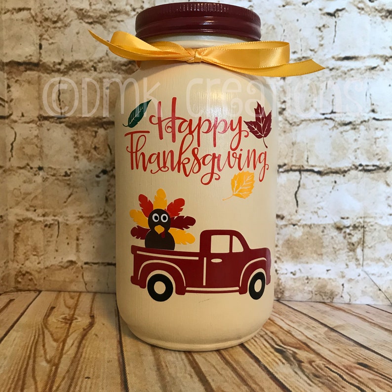 15 Graceful Thanksgiving Mason Jar Decorations You Will Adore