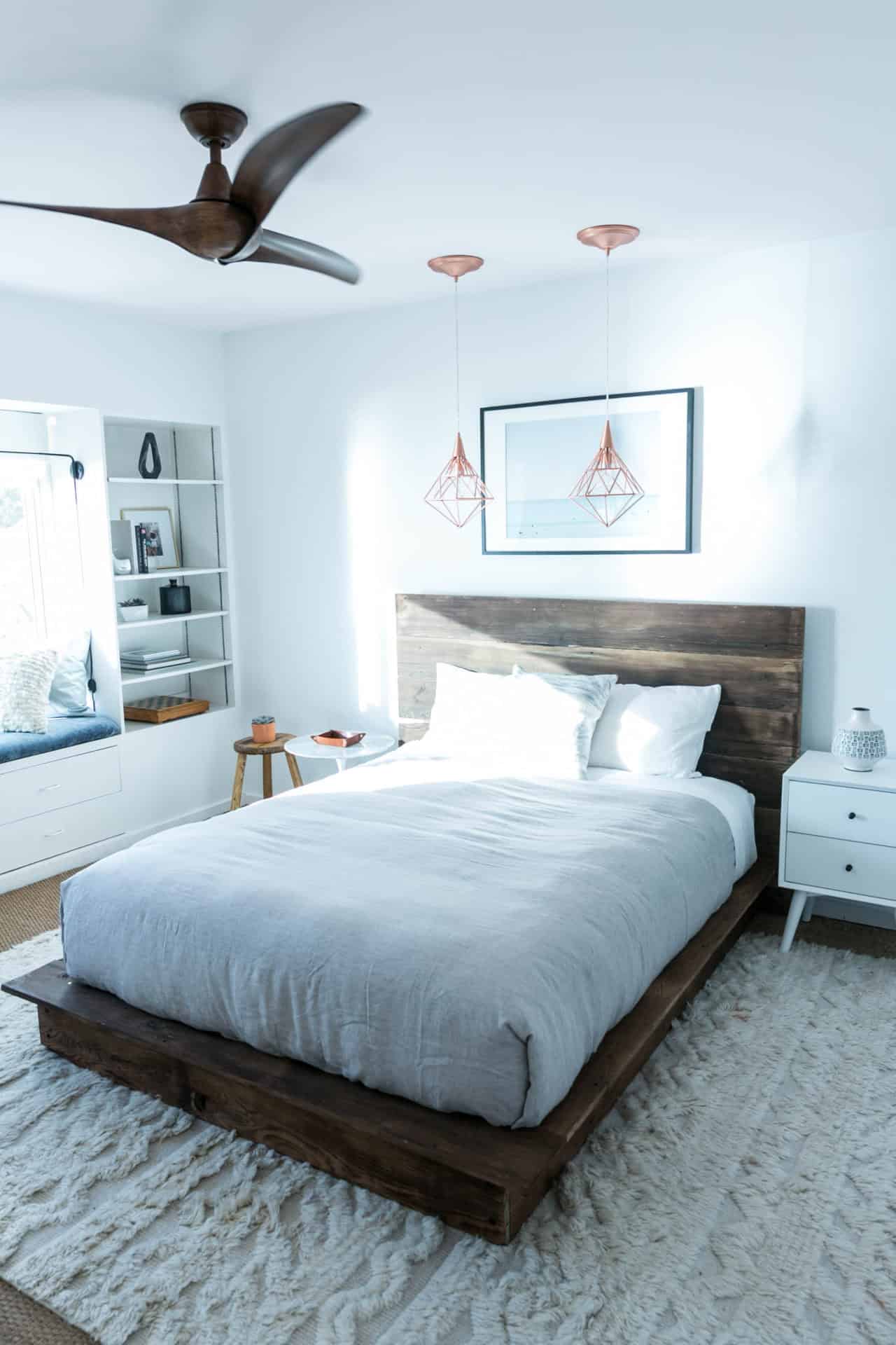 8. DIY Reclaimed Wood Platform Bed 8. DIY Reclaimed Wood Platform Bed