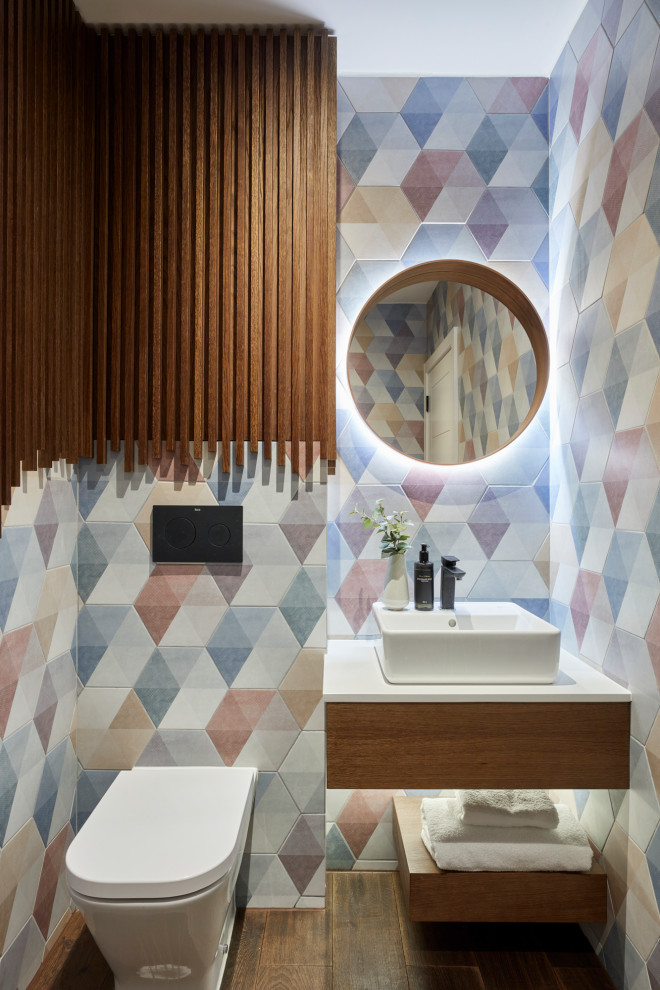 20 Exquisite Contemporary Powder Room Designs With A Creative Spark