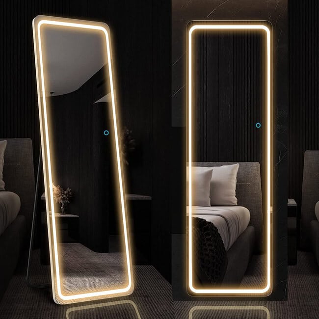 Full-length Mirrors To Decorate And Give Depth To The Bedroom Full-length Mirrors To Decorate And Give Depth To The Bedroom