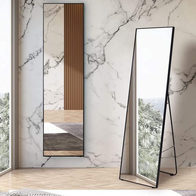 Full-length Mirrors To Decorate And Give Depth To The Bedroom