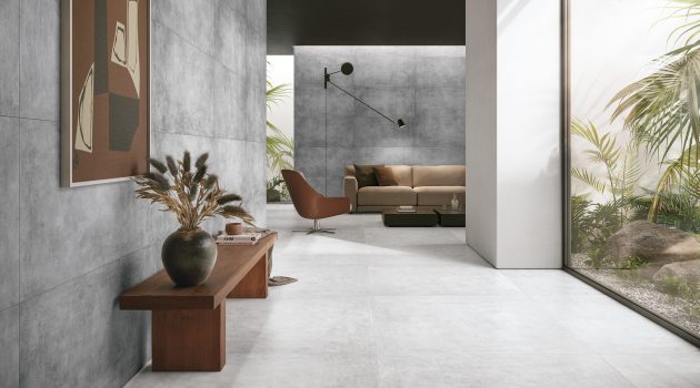 How to Decor with Concrete-look Tiles?