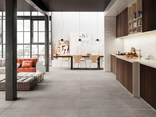 How to Decor with Concrete-look Tiles?