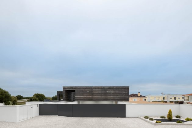 TD House - The House With Wooden Volumes in Sintra, Portugal