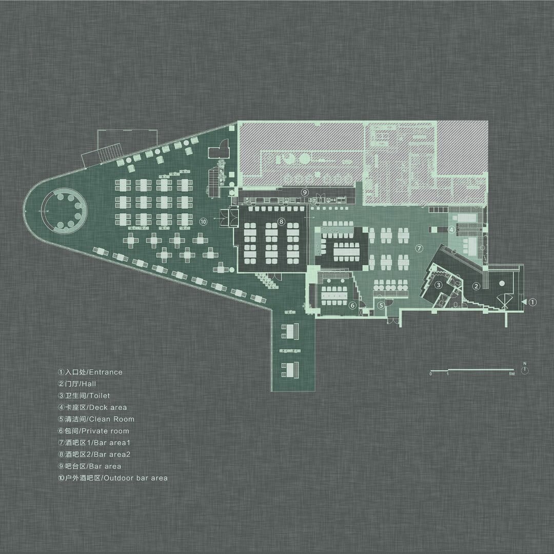 WAA Riverside Gastropub by Fon Studio in Beijing, China WAA Riverside Gastropub by Fon Studio in Beijing, China