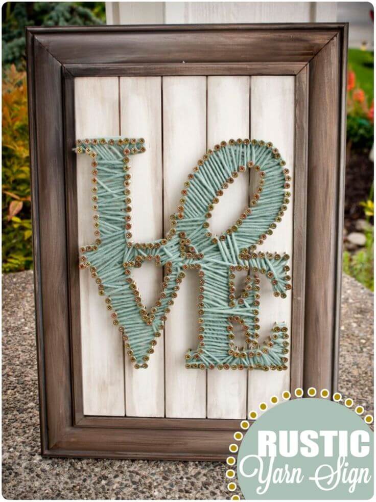 15 Lovely DIY String Art Crafts You Can Add To Your Décor