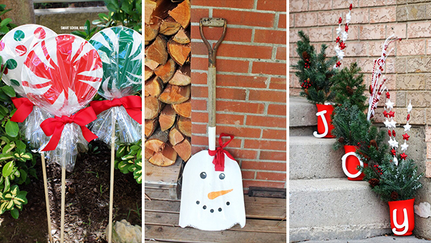 16 Wonderful Outdoor Christmas Décor Crafts You Mustn’t Miss