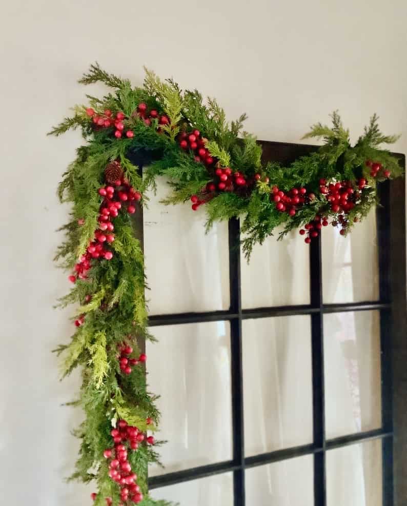 5. Handmade Christmas Pine Berry Garland 5. Handmade Christmas Pine Berry Garland
