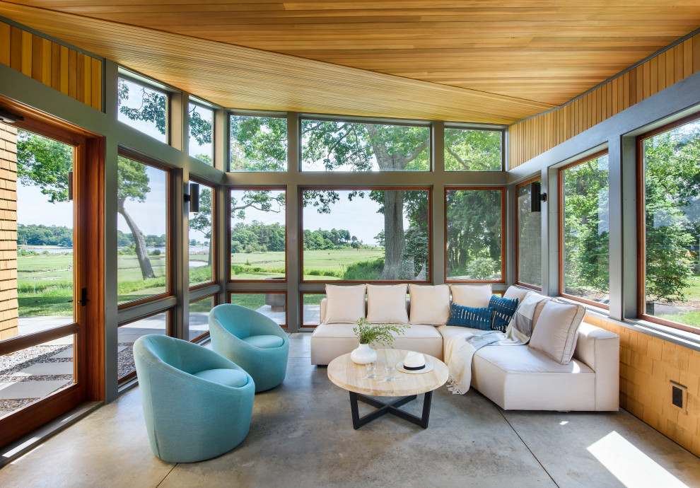 18 Dreamy Contemporary Sunroom Designs You're Going To Wish Your Home Had