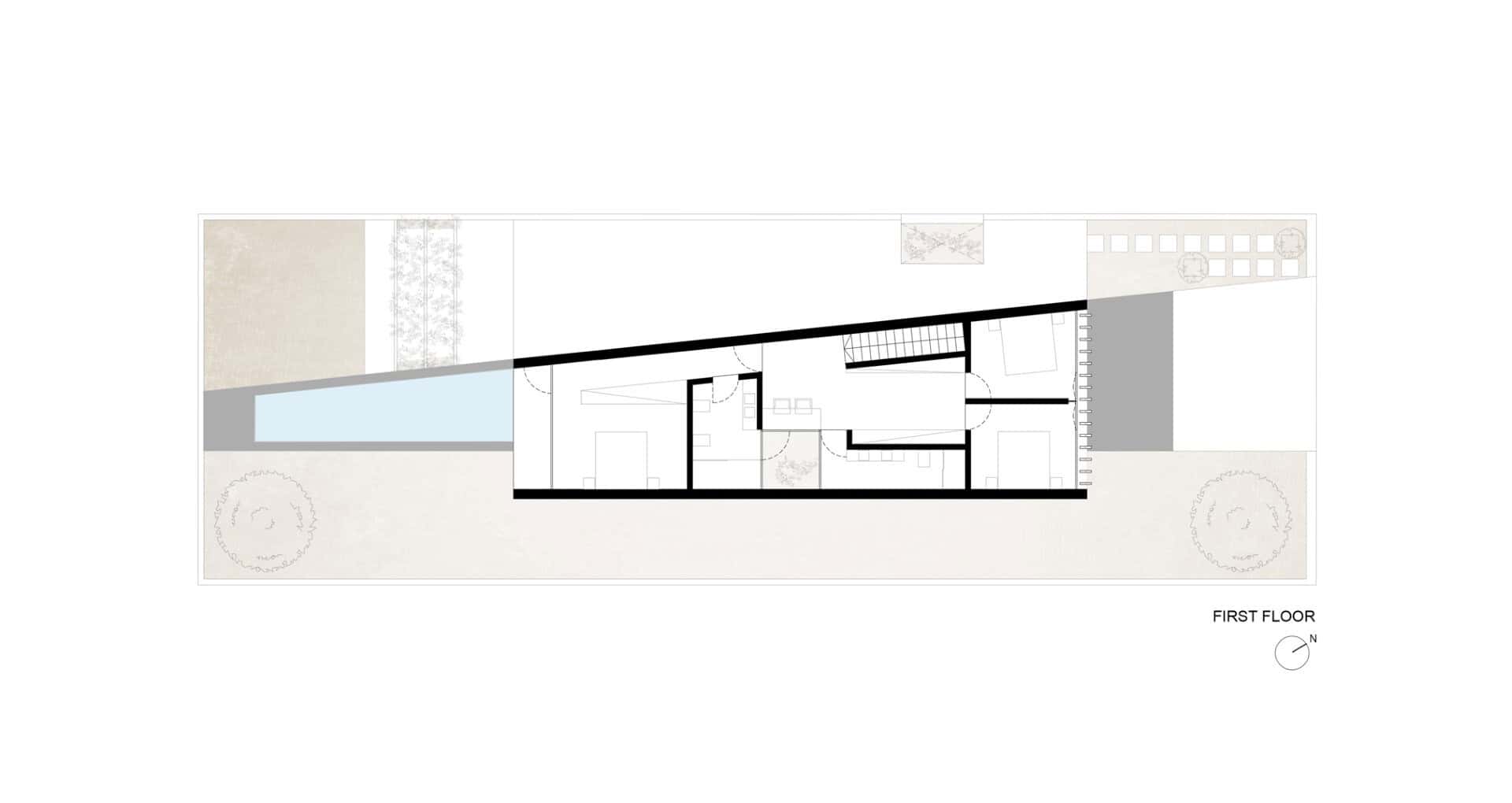 Diagonal House by Frari Architecture Network in Aveiro, Portugal Diagonal House by Frari Architecture Network in Aveiro, Portugal