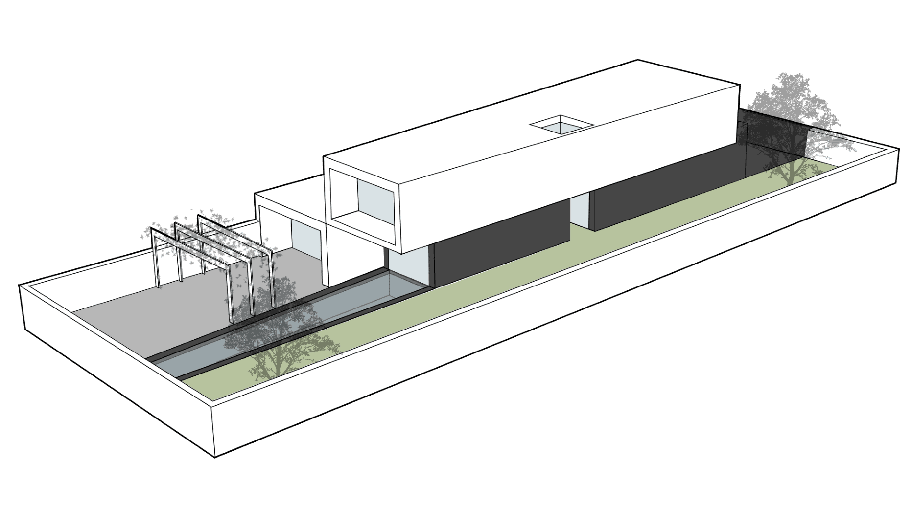 Diagonal House by Frari Architecture Network in Aveiro, Portugal Diagonal House by Frari Architecture Network in Aveiro, Portugal