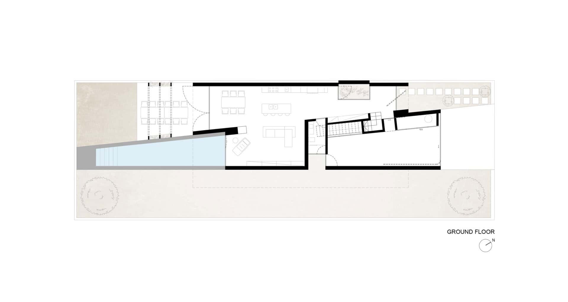 Diagonal House by Frari Architecture Network in Aveiro, Portugal Diagonal House by Frari Architecture Network in Aveiro, Portugal