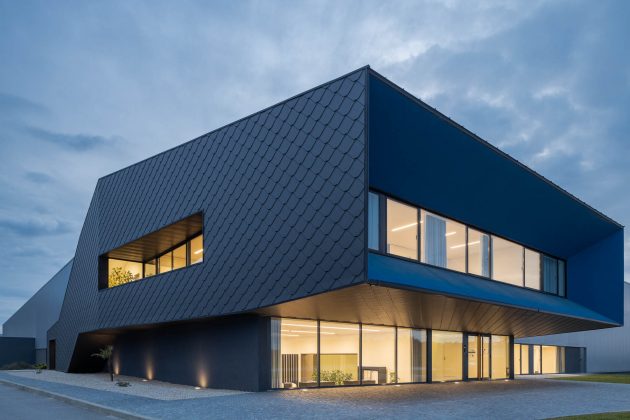 Duvalli Industrial Building by 3.14 Arquitectura in Santa Maria da Feirra, Portugal