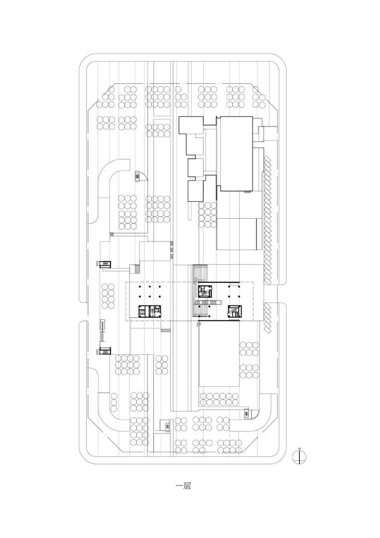 The Central Ring Gallery by Studio A+ in Hefei City, China The Central Ring Gallery by Studio A+ in Hefei City, China
