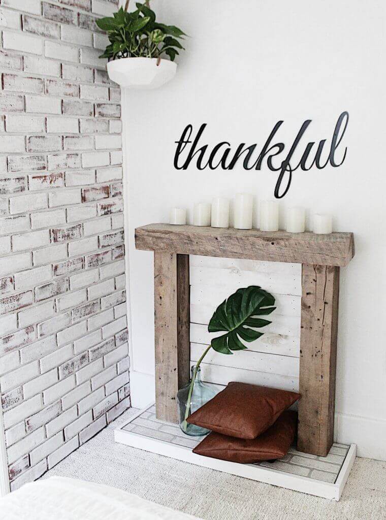 15 Brilliant DIY Faux Fireplace Ideas You Never Expected