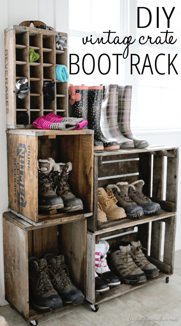 16 Clever DIY Rustic Storage & Organization Projects For Your Home