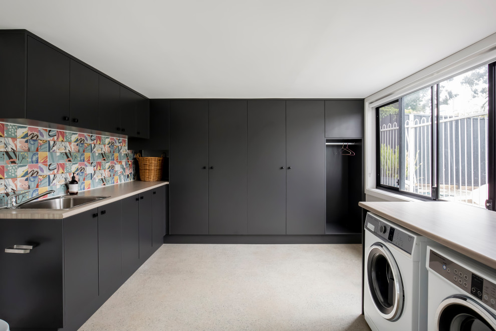 16 Fabulous Contemporary Laundry Room Interiors That Will Surprise You