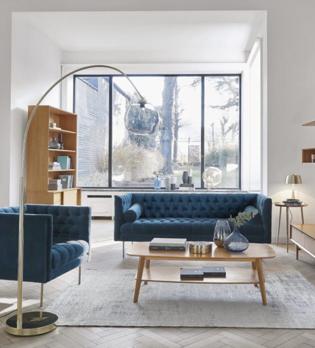 Blue Velvet Armchair - The New Decorative Ally
