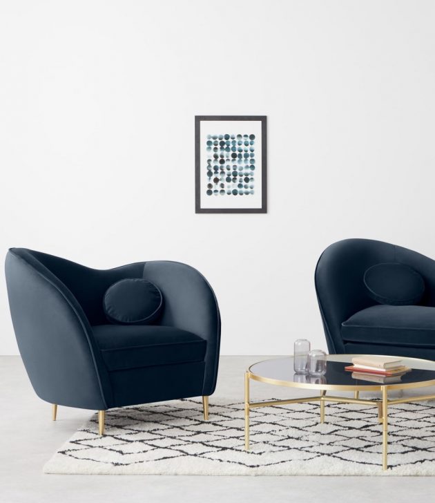 Blue Velvet Armchair - The New Decorative Ally