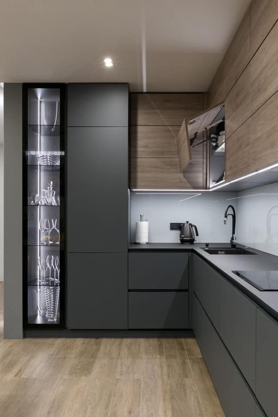 Why Opt For a Black And Wood Kitchen?