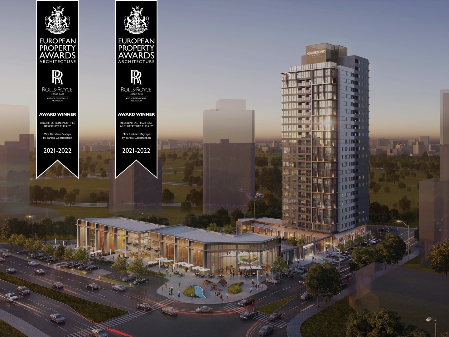 Mira Residence - A Landmark Residential Tower and Retail Block by Aura Design Studio