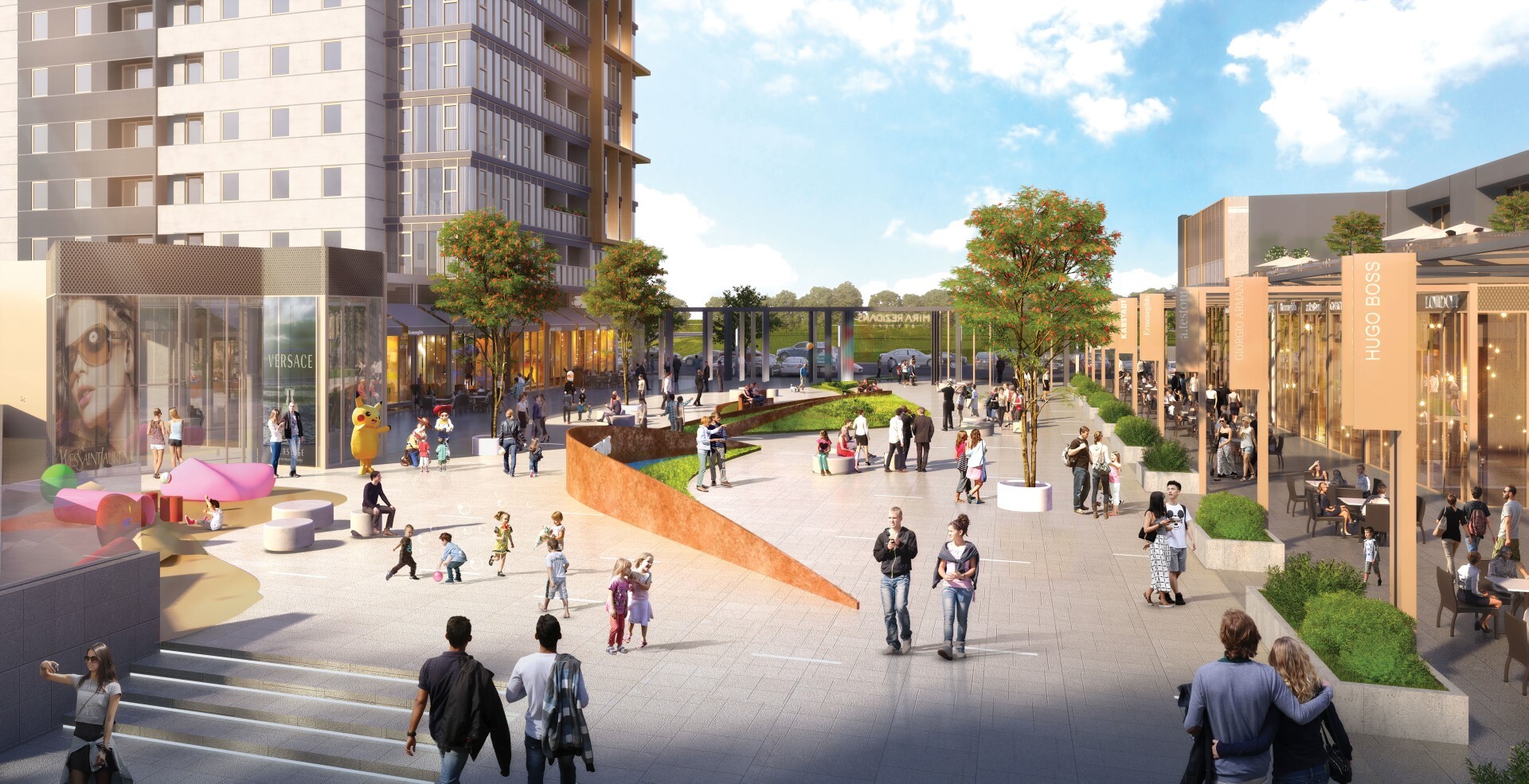 Mira Residence - A Landmark Residential Tower and Retail Block by Aura Design Studio