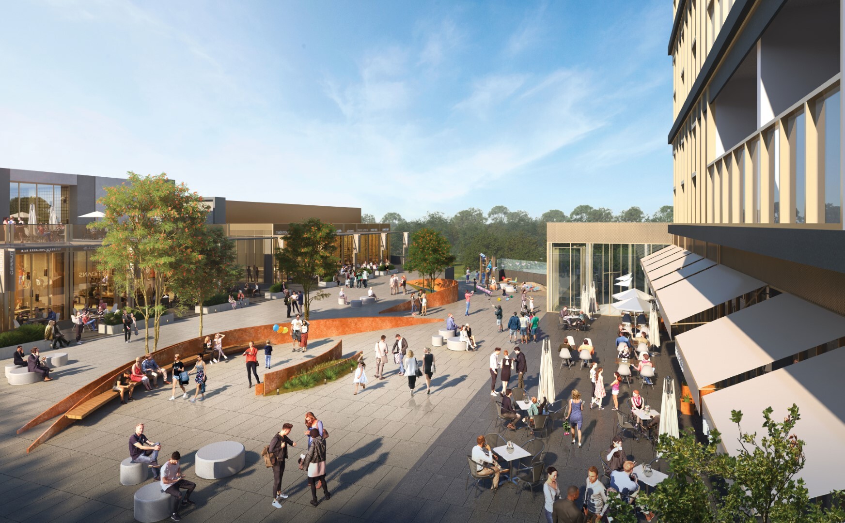 Mira Residence - A Landmark Residential Tower and Retail Block by Aura Design Studio