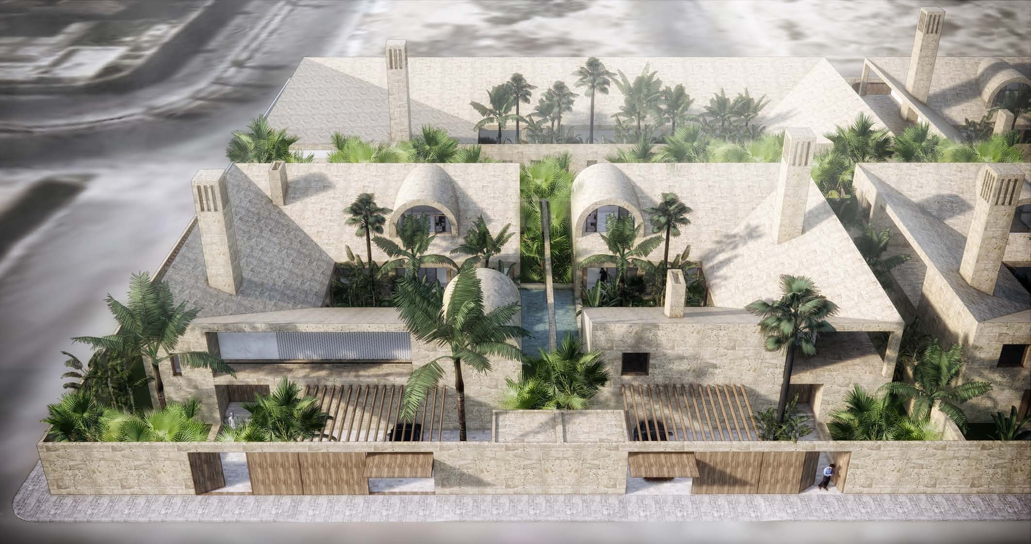 An Introverted Multi-Housing Project: Alkasabi Family Compound An Introverted Multi-Housing Project: Alkasabi Family Compound