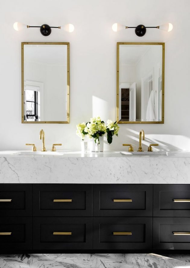 The Right Bathroom Countertop Height