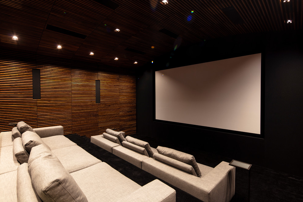 15 Exceptional Modern Home Theater Designs You'll Drool Over