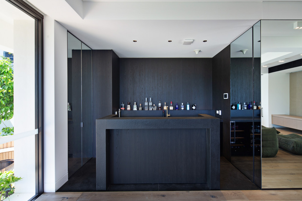 15 Refined Modern Home Bar Designs That Will Captivate You