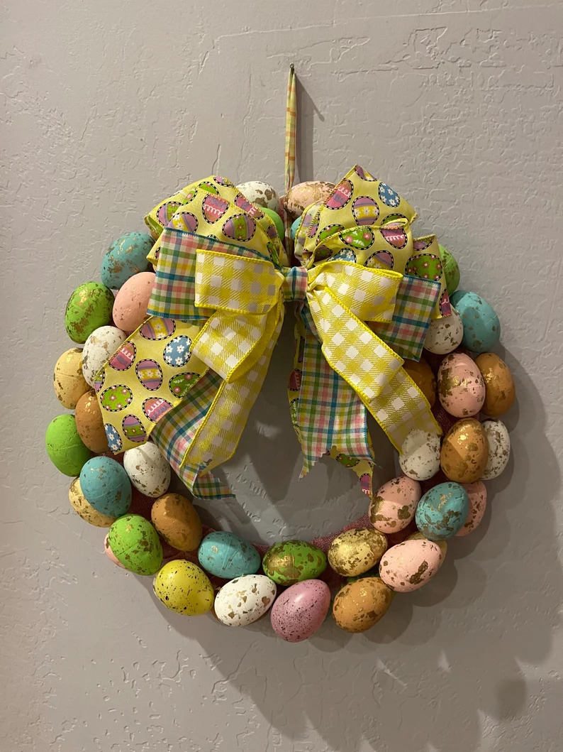 16 Beautiful Easter Egg Wreath Designs Your Festive Décor Needs