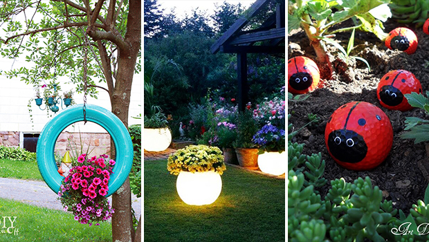 16 Captivating DIY Garden Decorations To Freshen Up Your Garden For Spring