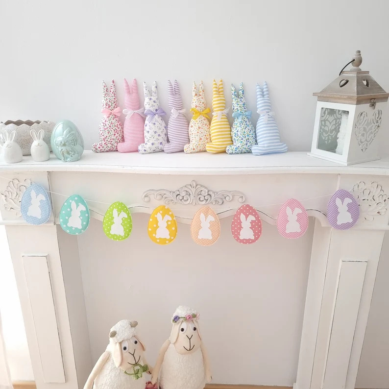 18 Colorful Easter Garland Designs You Can Use In Every Corner Of The Home