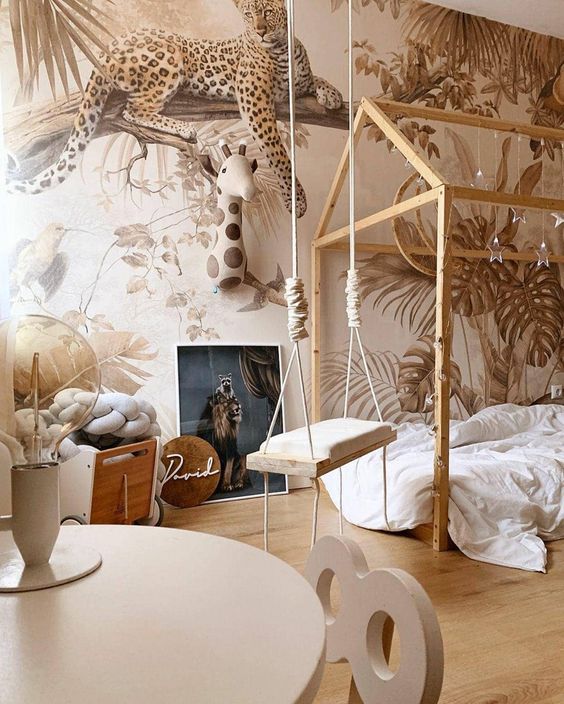 Stunning Decor And Project Ideas Of Safari Room For Your Kids