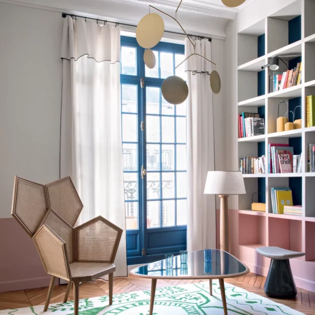 Succumb to the charm of the colorful library