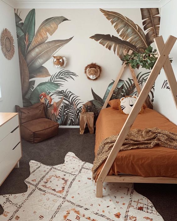 Stunning Decor And Project Ideas Of Safari Room For Your Kids