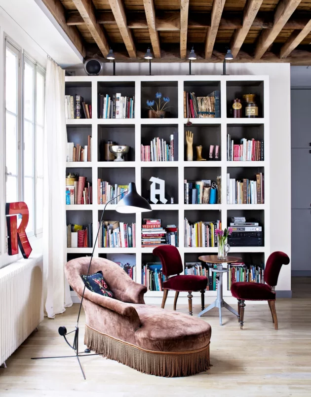 Succumb to the charm of the colorful library