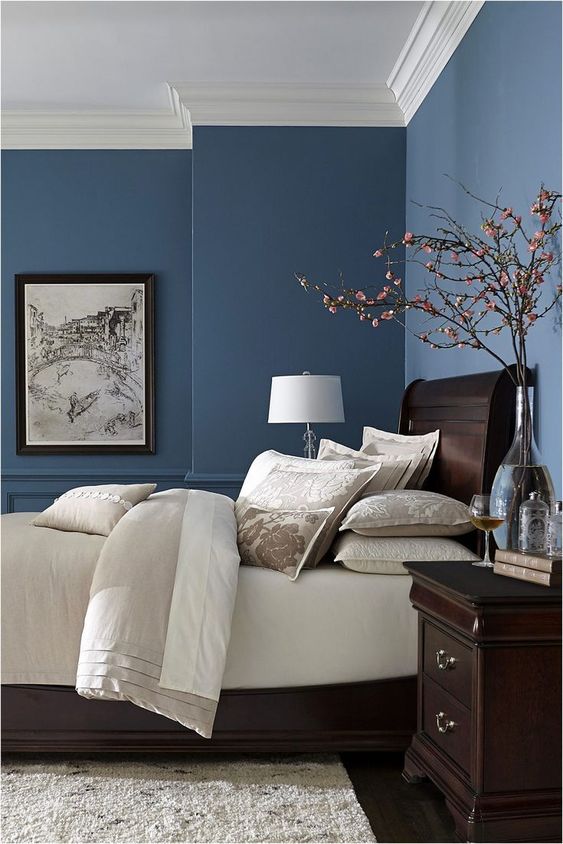 6 Beautiful Inspiration Of Blue Bedrooms