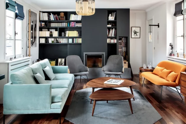 Succumb to the charm of the colorful library