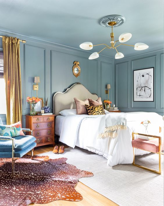 6 Beautiful Inspiration Of Blue Bedrooms
