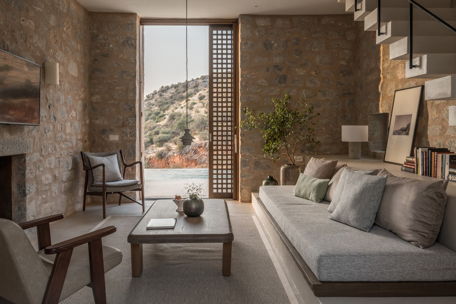 Monolith House by Desypri & Misiaris Architecture in Mani, Greece Monolith House by Desypri & Misiaris Architecture in Mani, Greece