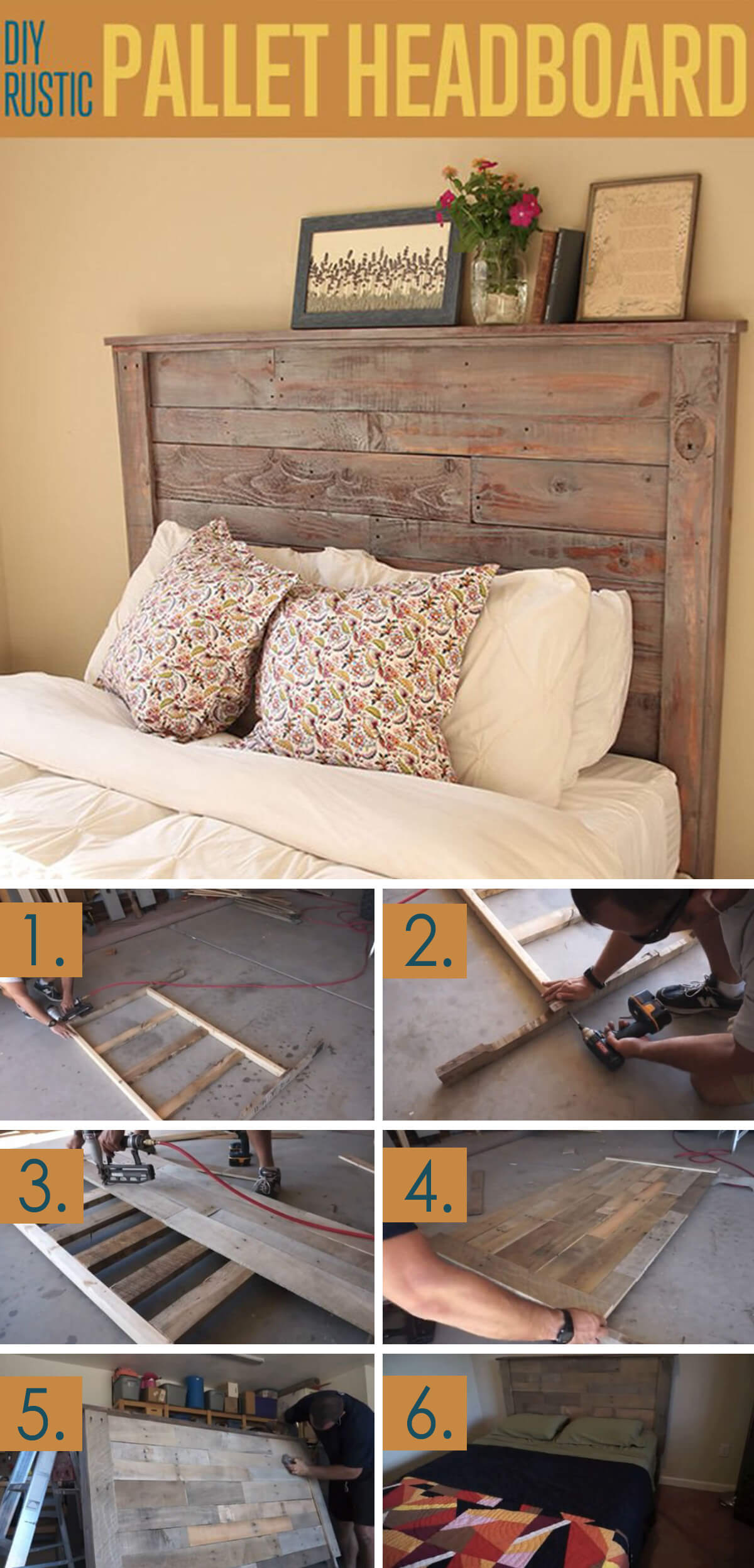 15 increíbles proyectos de cabecera de bricolaje para tu dormitorio
