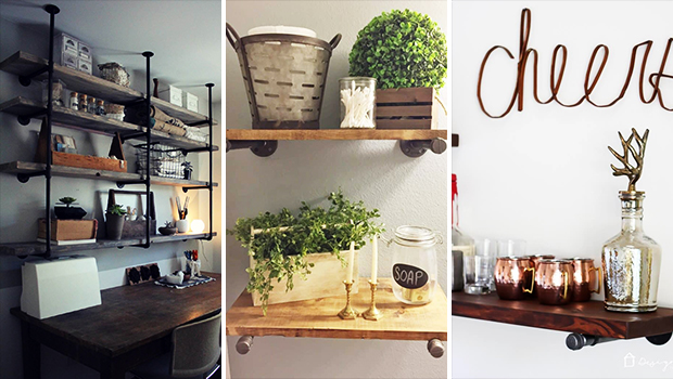 15 DIY Pipe Shelving Projects For That Industrial Look