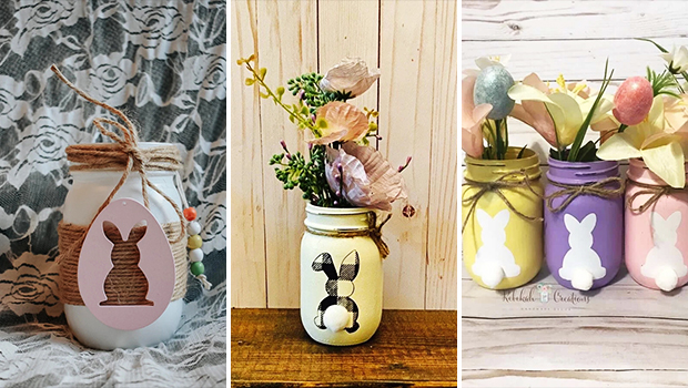 15 Sweet Easter Mason Jar Decorations That Will Delight You
