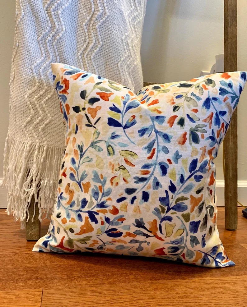 18 Colorful Spring Pillow Cover Designs That Will Dress Up Your Porch