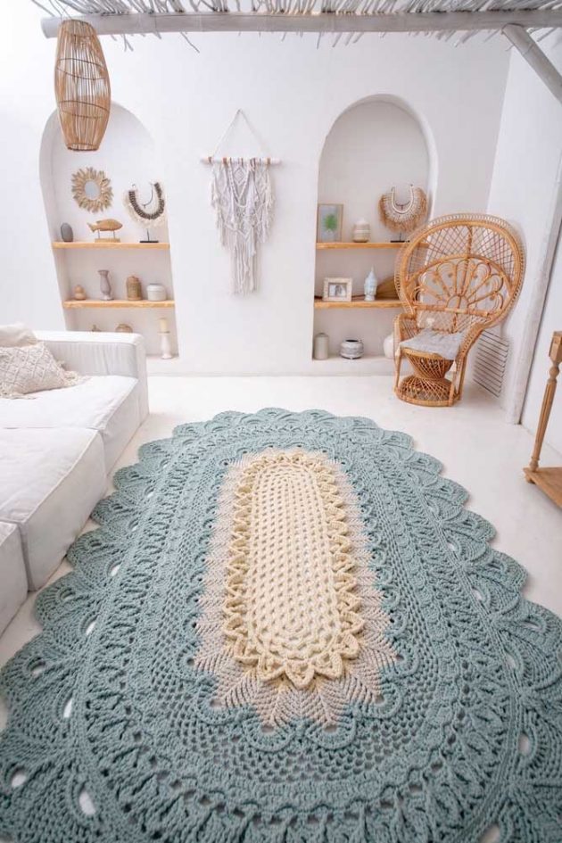 How To Do A Crochet Nozzle For A Rug