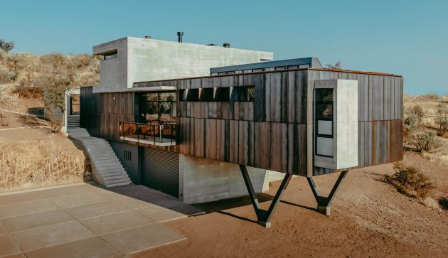 House Steffens by Jaco Wasserfall Architects in Windhoek, Namibia