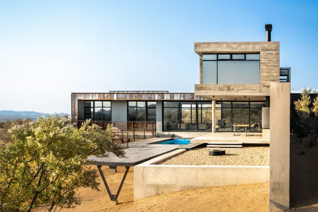 House Steffens by Jaco Wasserfall Architects in Windhoek, Namibia